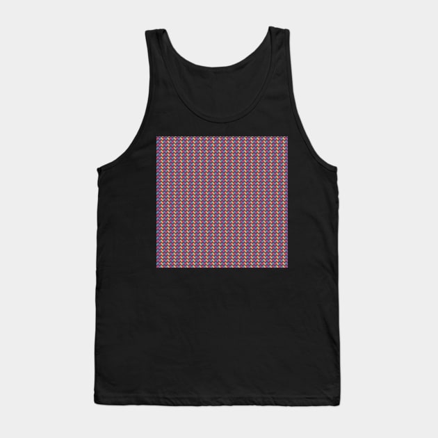 Geometric Deltas #1 - Repeat Pattern Art Decor Design Tank Top by DankFutura